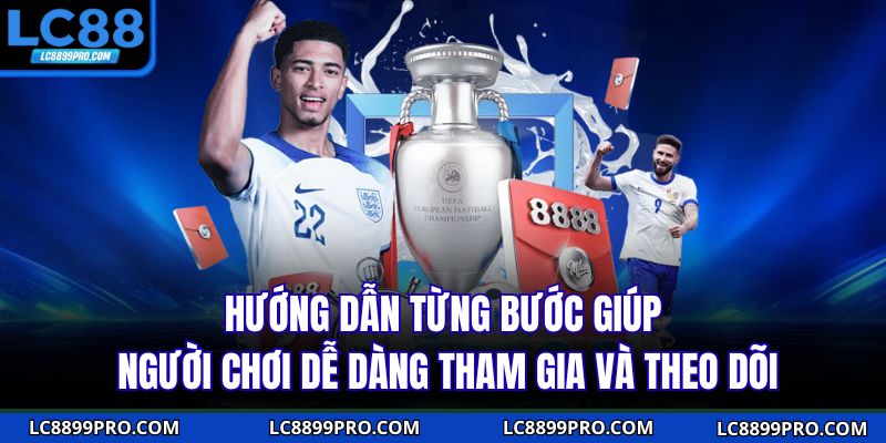 Hướng dẫn từng bước giúp người chơi dễ dàng tham gia và theo dõi